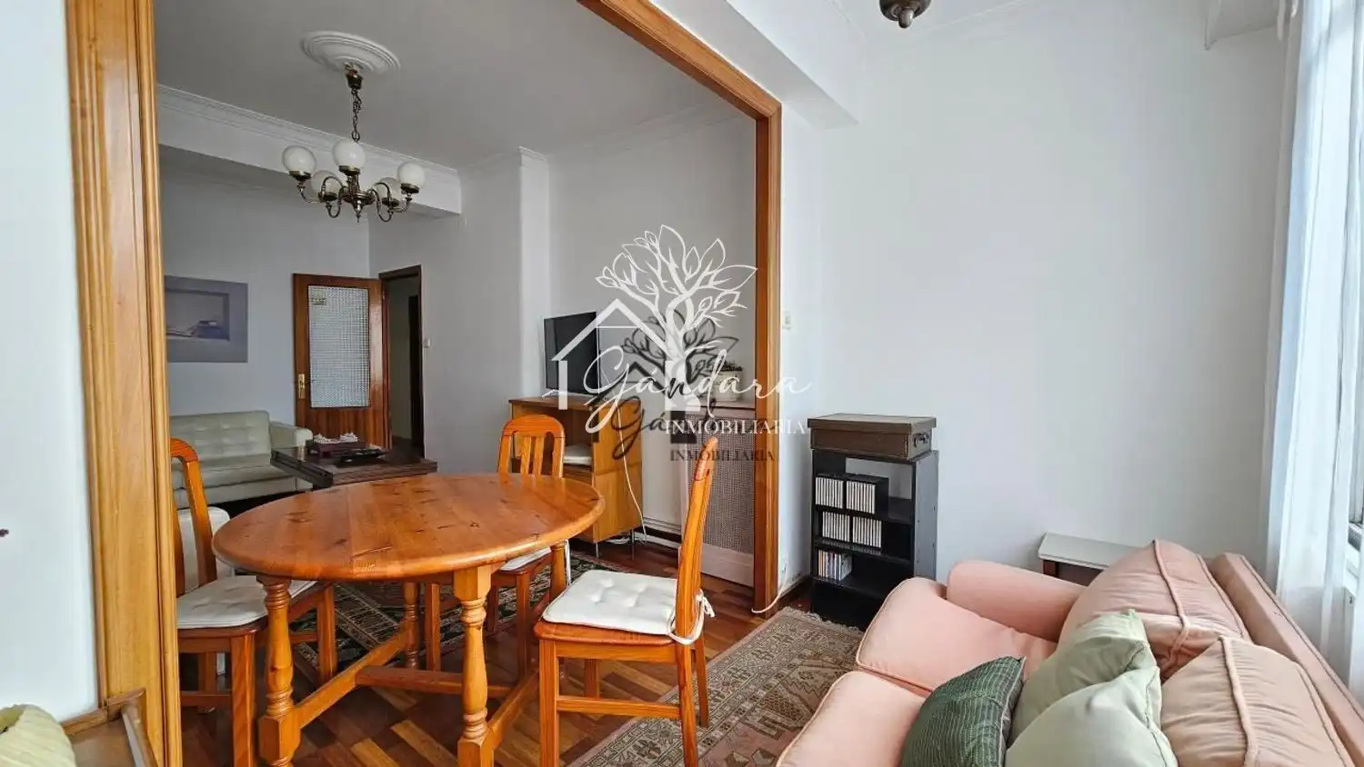 Living room of Flat for rent in Ferrol  with Heating, Furnished and Oven