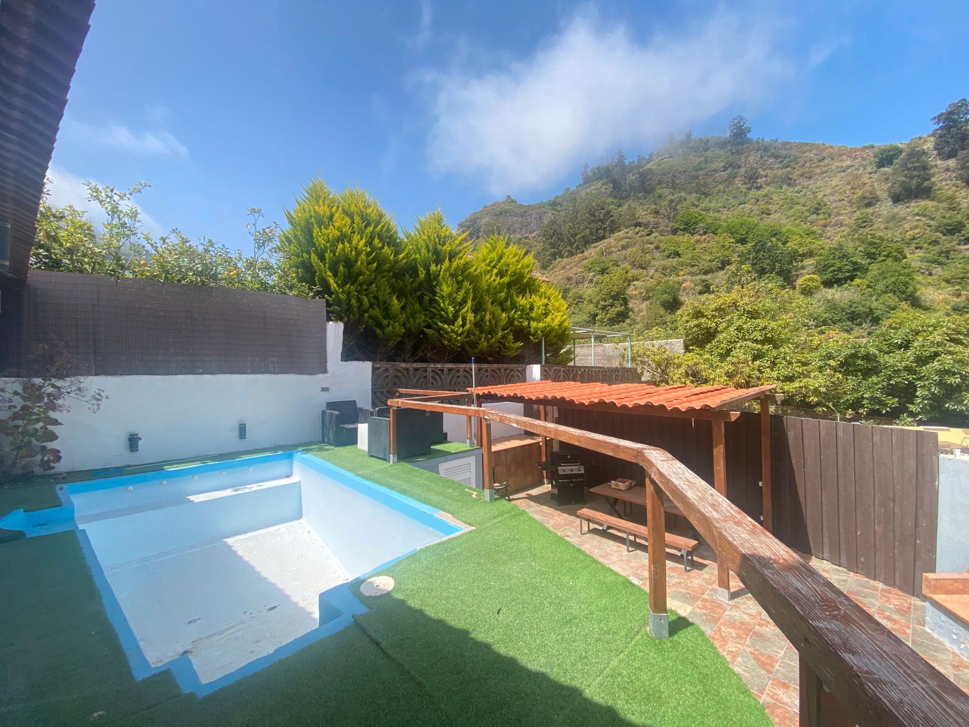 Swimming pool of House or chalet for sale in Valleseco  with Private garden, Terrace and Swimming Pool