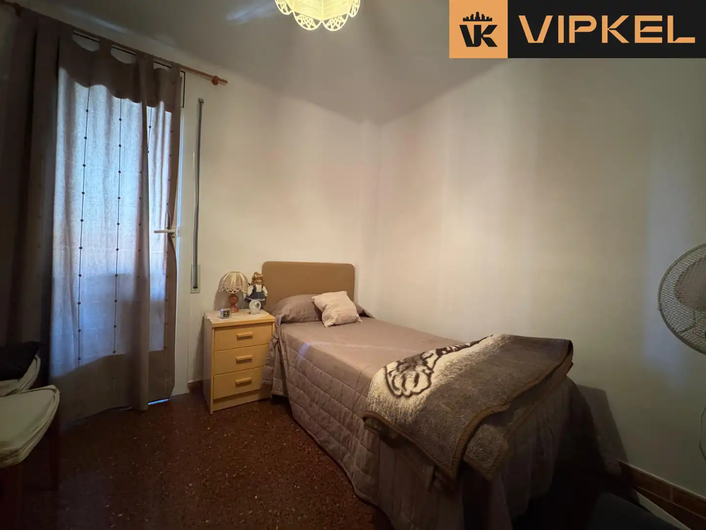 Schlafzimmer von Wohnung zum Verkauf in Cornellà de Llobregat mit Klimaanlage, Heizung und Terrasse