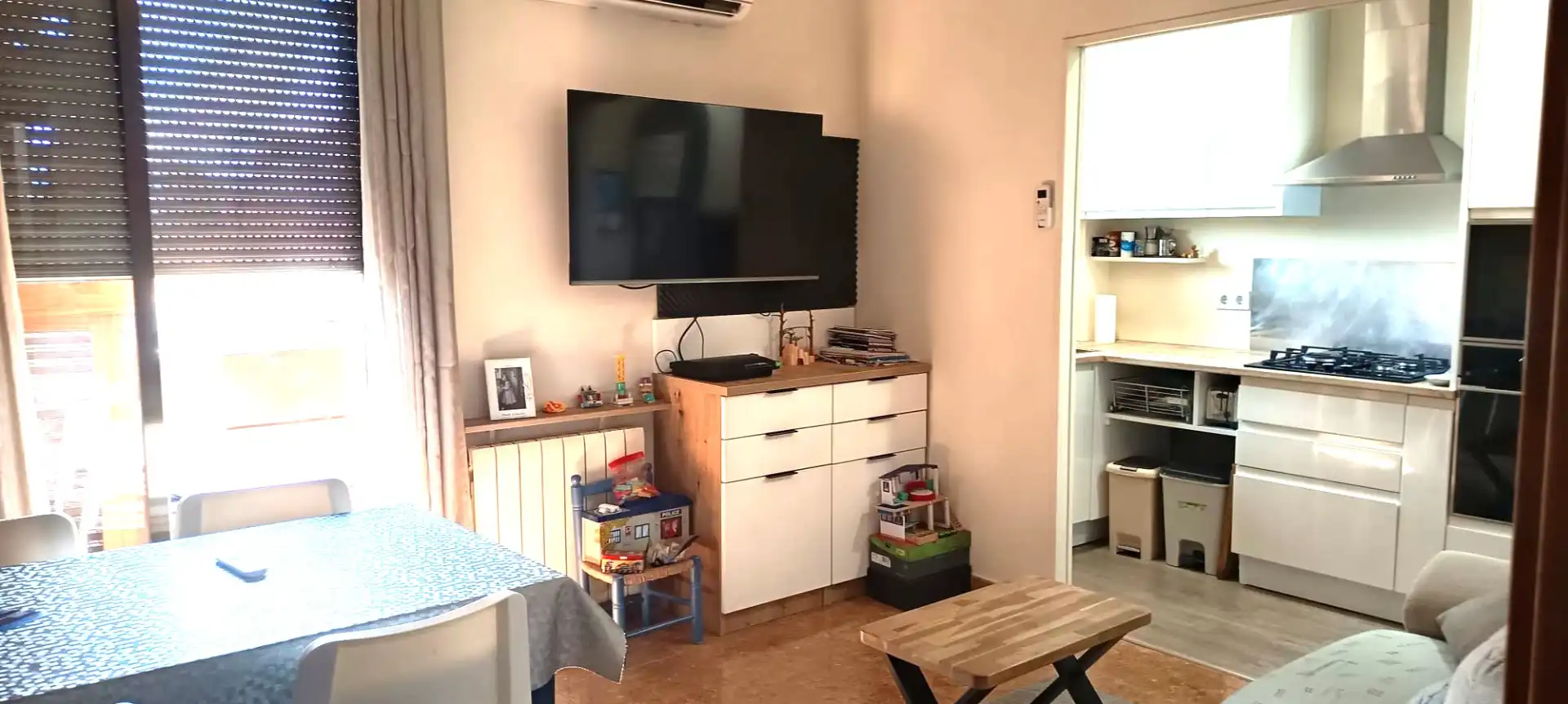 Sala d'estar de Pis en venda en Terrassa amb Aire condicionat, Calefacció i Forn