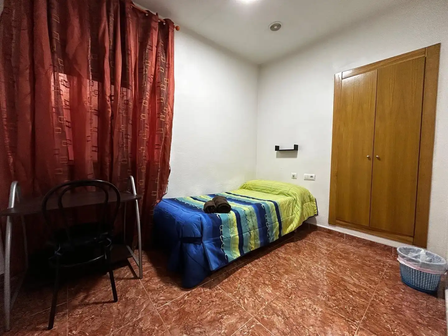 Schlafzimmer von Erdgeschoss zur Miete in Murcia mit Klimaanlage und Möbliert