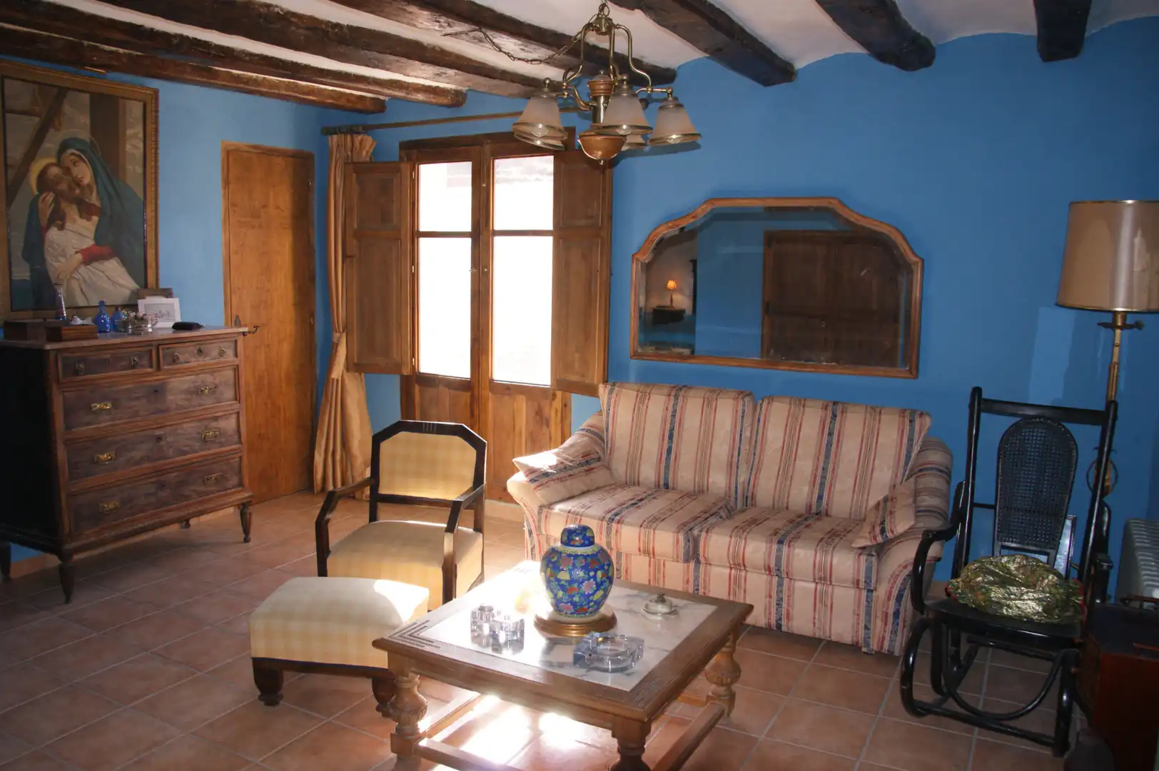 Sala de estar de Casa o chalet en venta en Castellote con Calefacción, Jardín privado y Amueblado