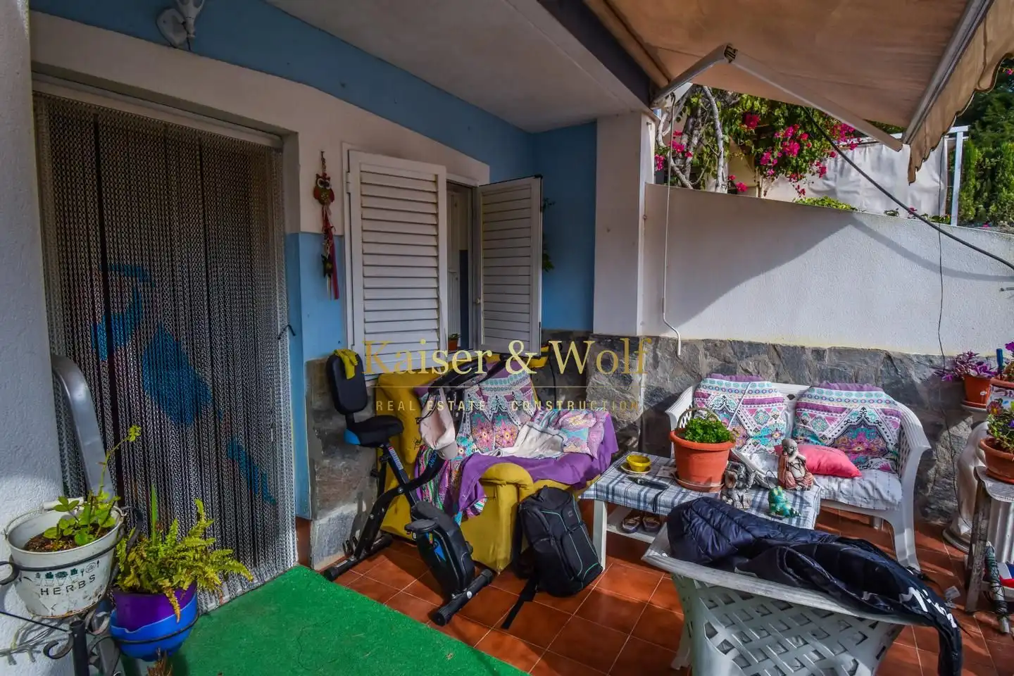 Terraza de Casa o chalet en venta en Santa Pola con Aire acondicionado, Jardín privado y Terraza