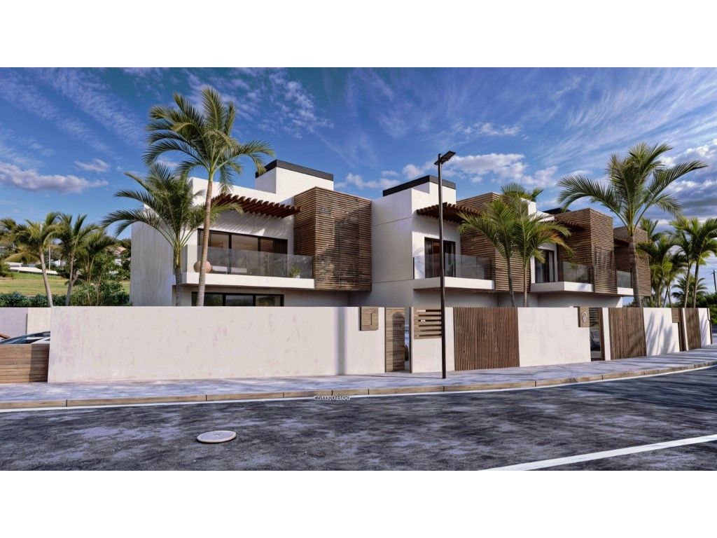 Exterior view of Single-family semi-detached for sale in Casares  with Air Conditioner, Private garden and Terrace
