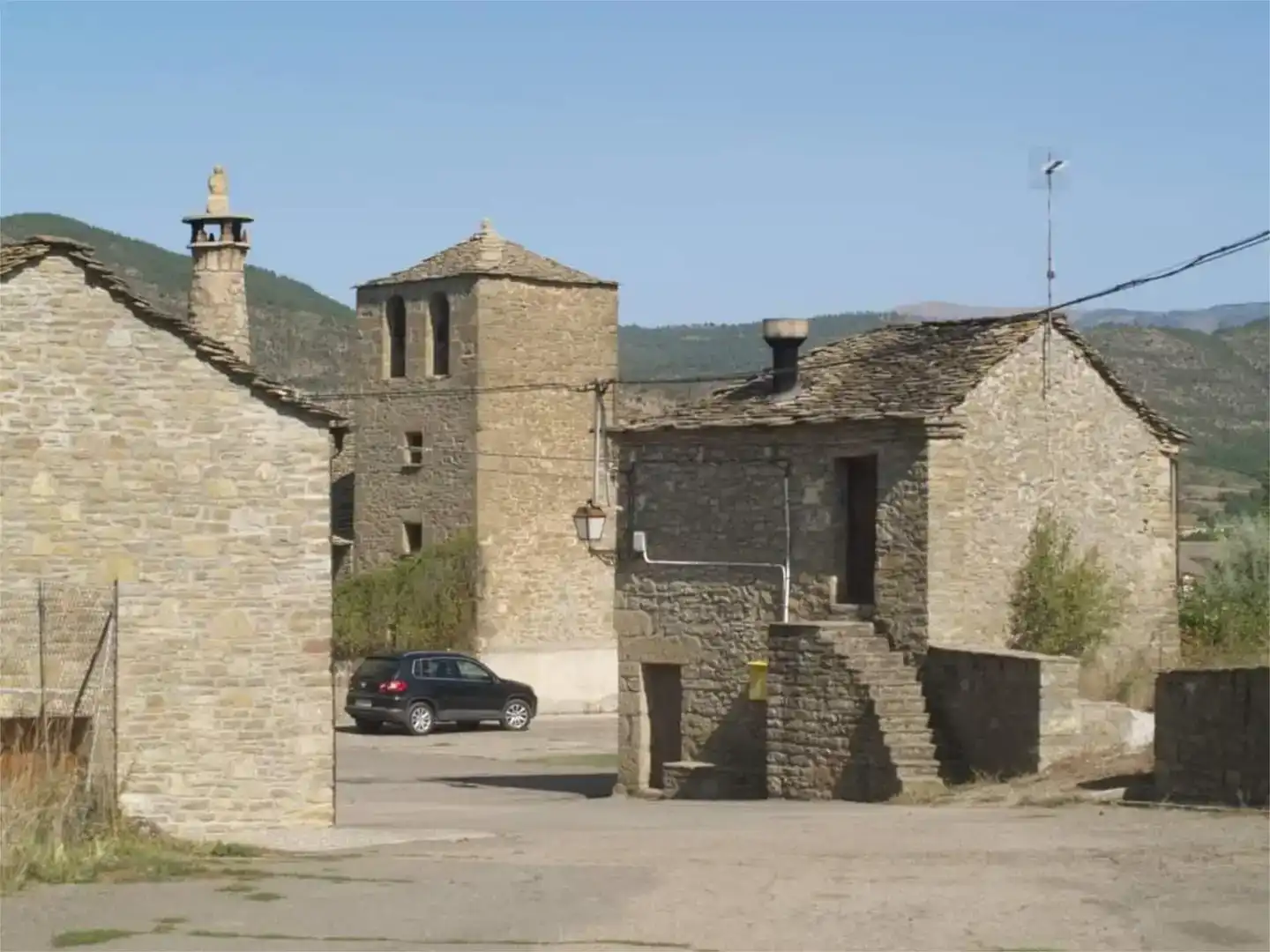 Vista exterior de Piso en venta en Caldearenas, Huesca