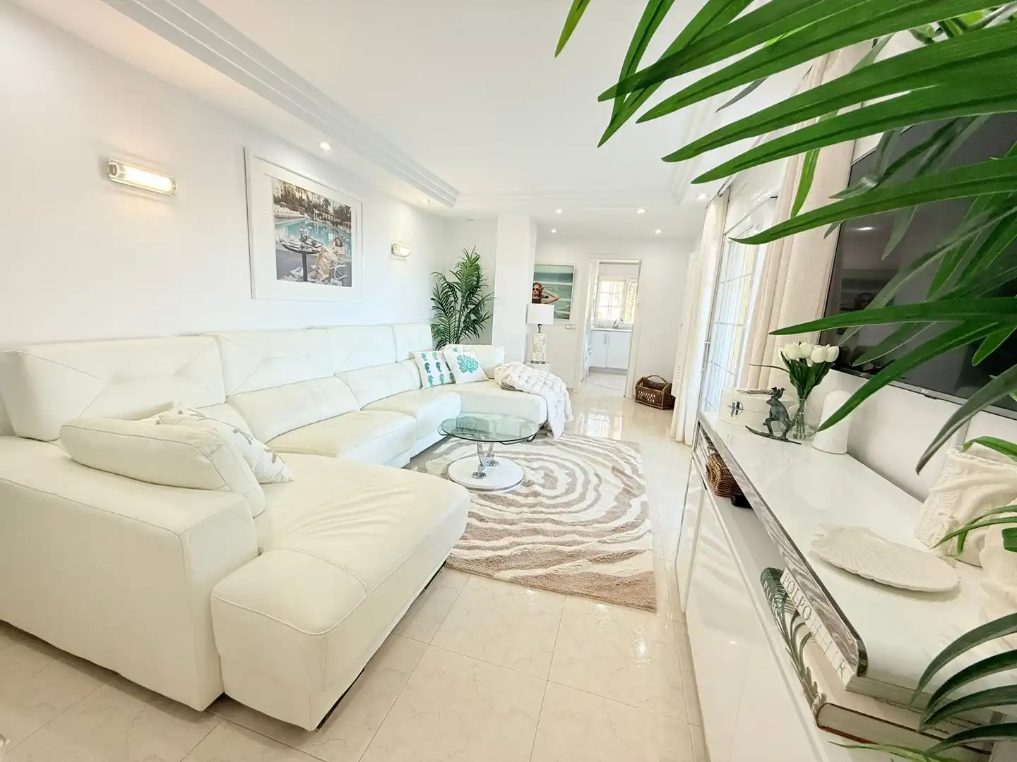 Living room of Apartments for sale in La Manga del Mar Menor  with Air Conditioner, Terrace and Furnished