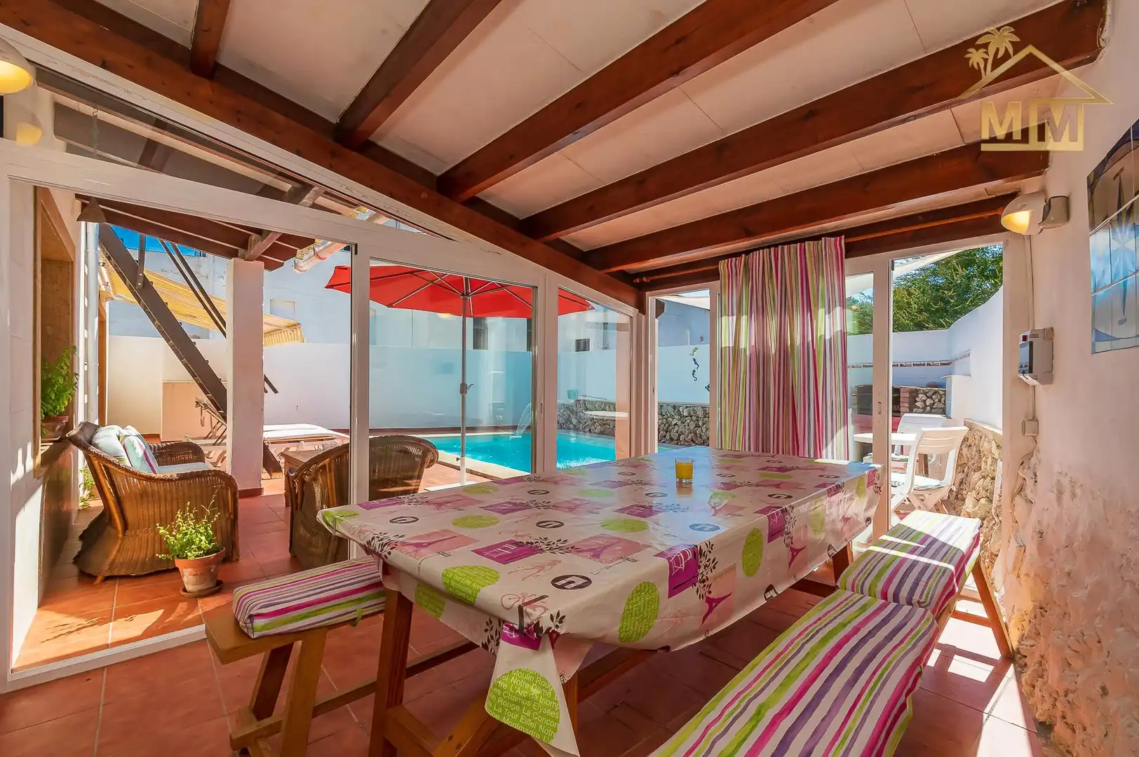 Jardín de Casa o chalet en venta en Es Castell con Aire acondicionado, Calefacción y Terraza