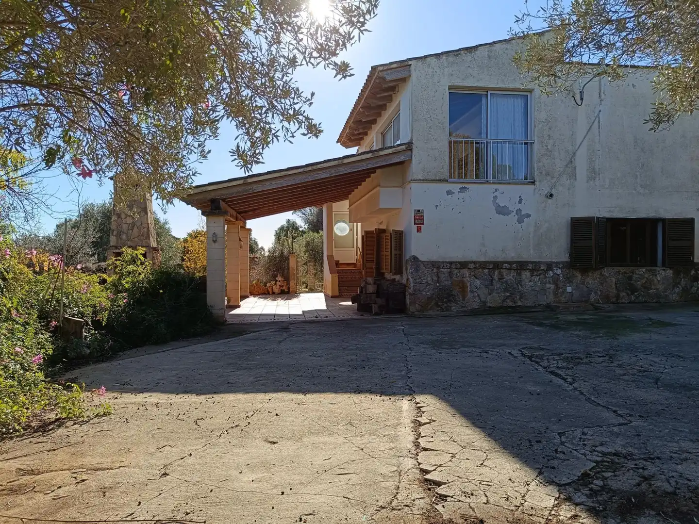 Vista exterior de Finca rústica en venta en Sant Llorenç des Cardassar con Calefacción, Jardín privado y Terraza