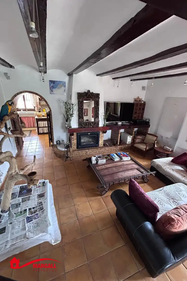 Sala d'estar de Casa o xalet en venda en Alboraya amb Aire condicionat, Calefacció i Jardí privat