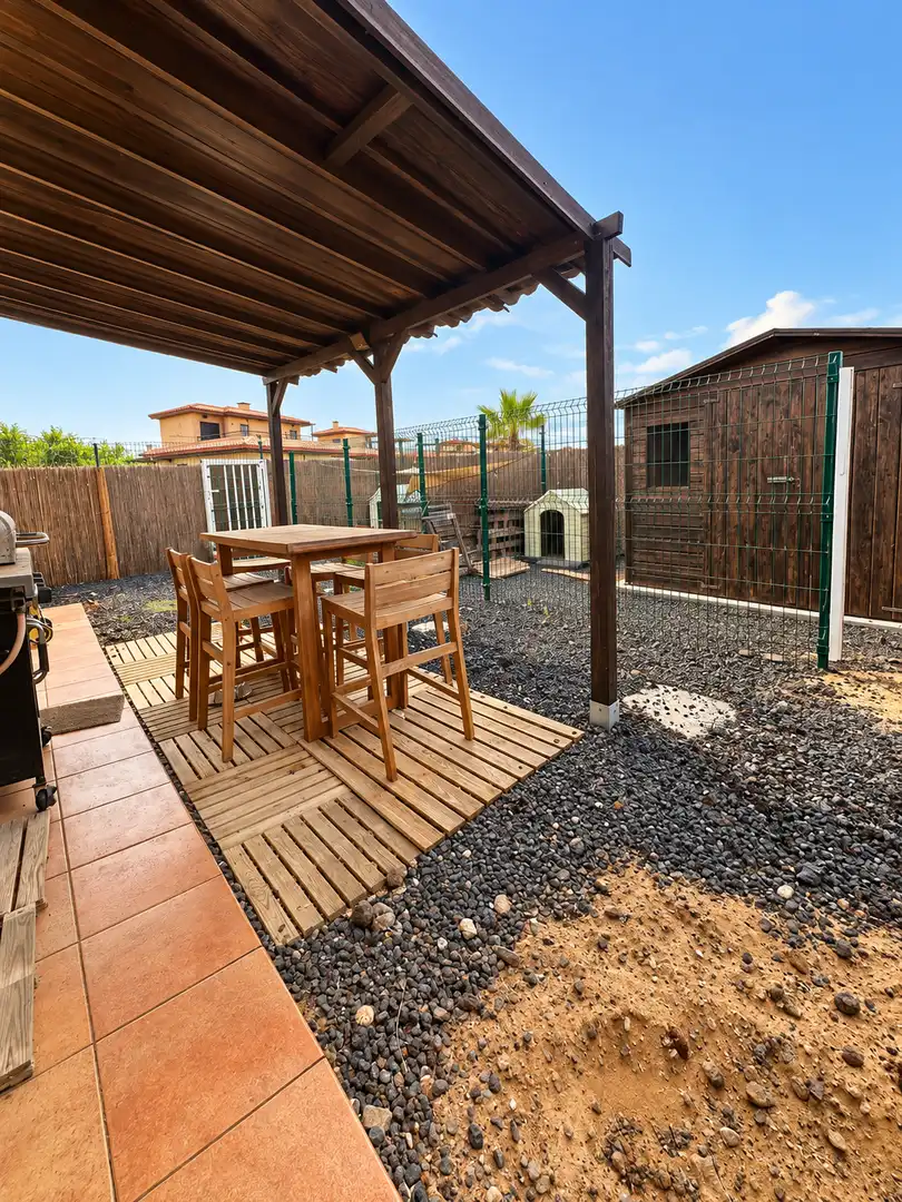 Terraza de Casa o chalet en venta en La Oliva con Terraza, Amueblado y Piscina comunitaria