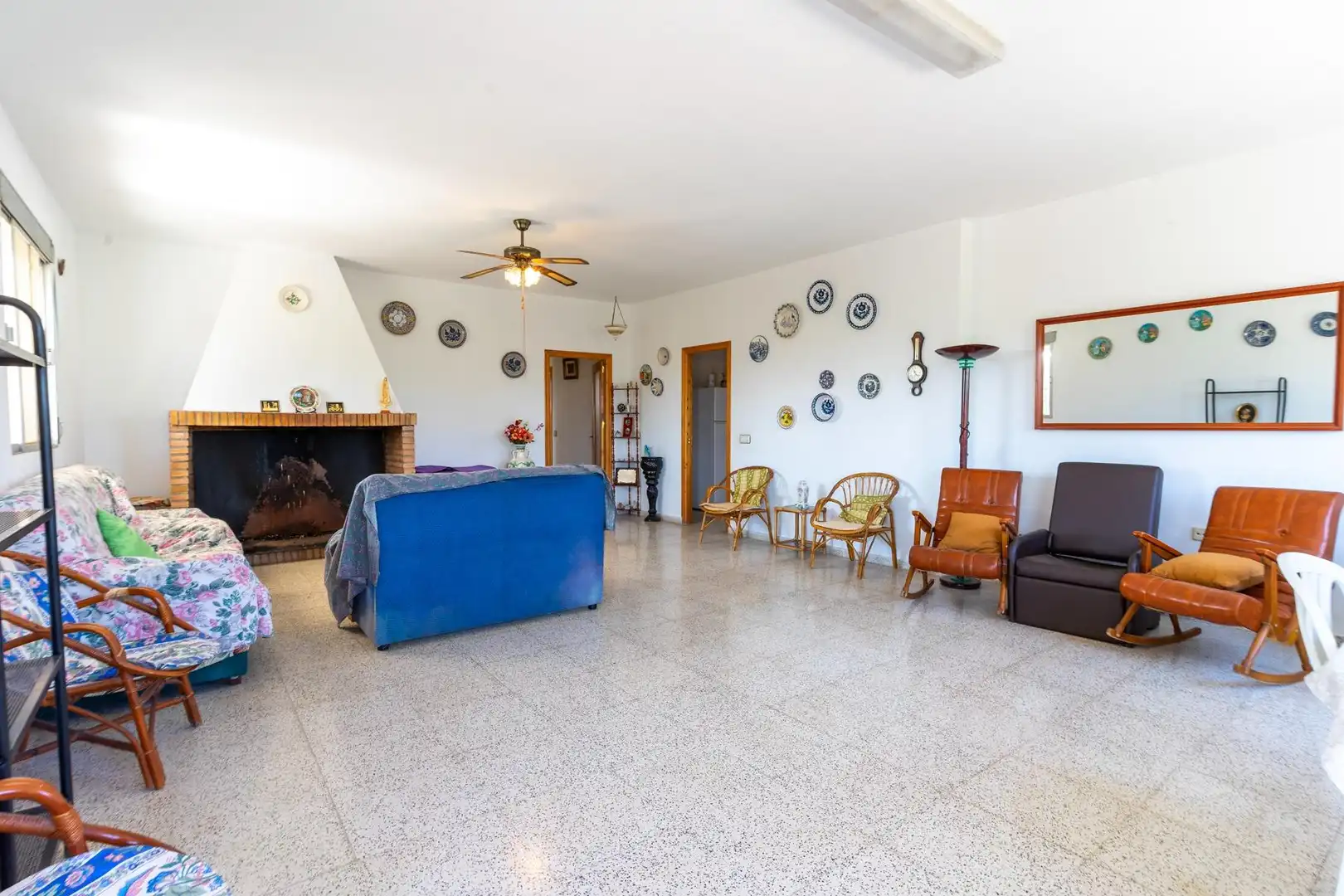 Sala de estar de Finca rústica en venta en Abarán con Terraza y Amueblado