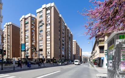 Exterior view of Flat for sale in  Granada Capital  with Heating, Private garden and Parquet flooring