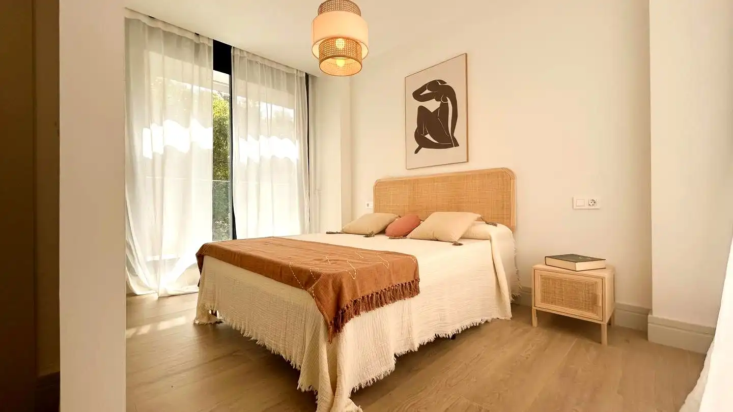 Bedroom of Detached homes for sale in Málaga  with Air Conditioner, Heating and Private garden
