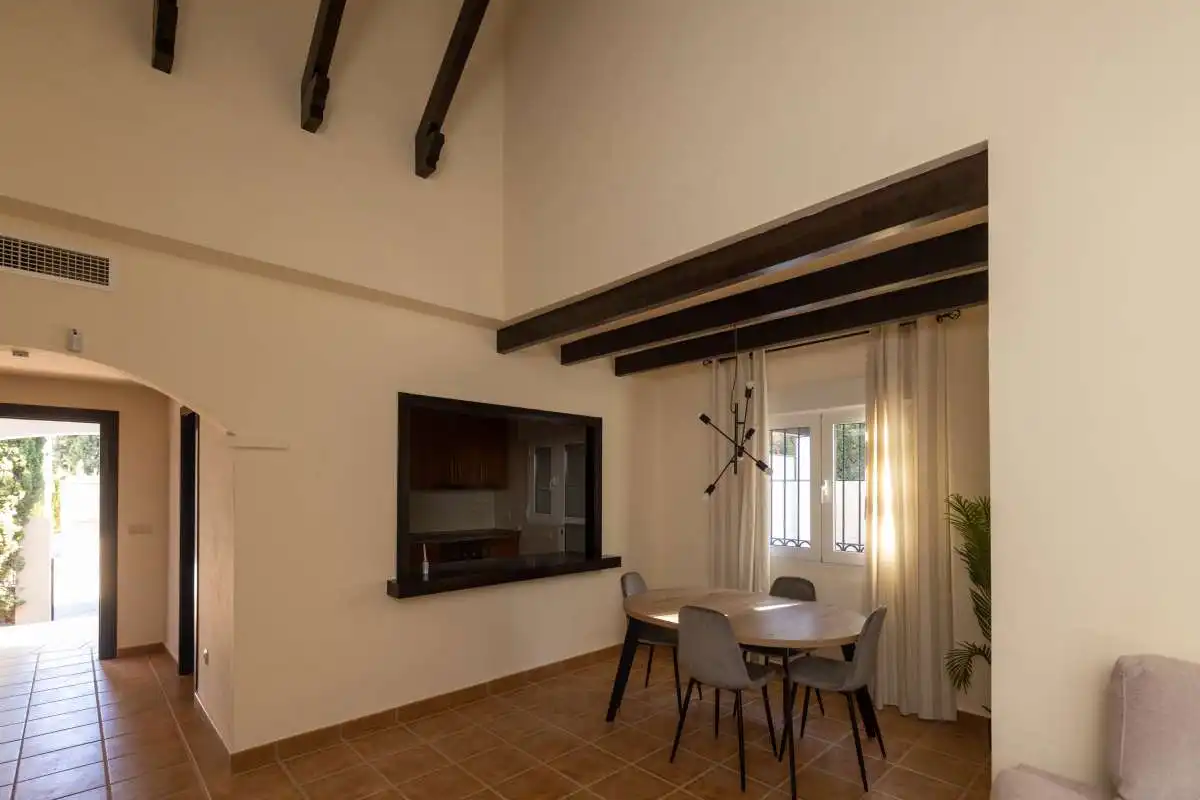 Comedor de Casa adosada en venta en Fuente Álamo de Murcia con Amueblado