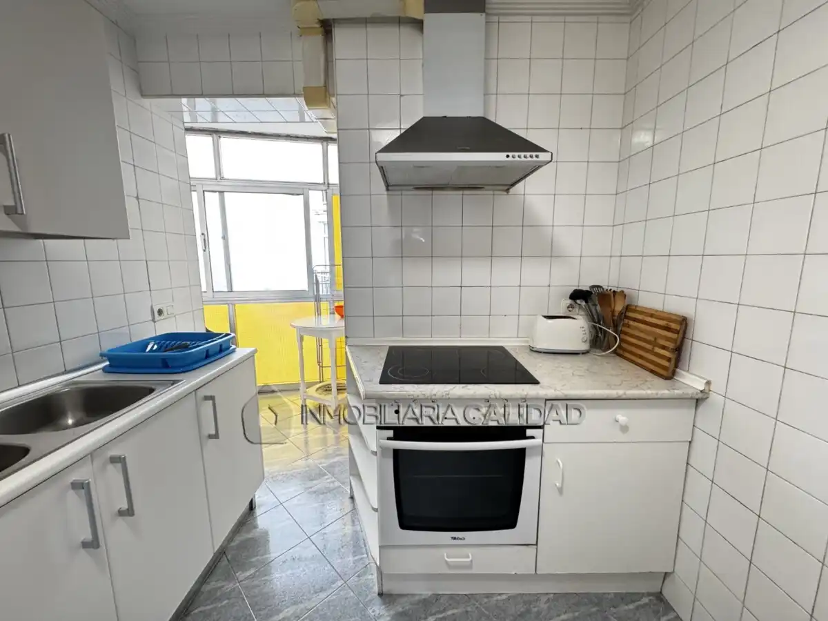 Kitchen of Flat for rent in Burgos  with Heating, Terrace and Furnished