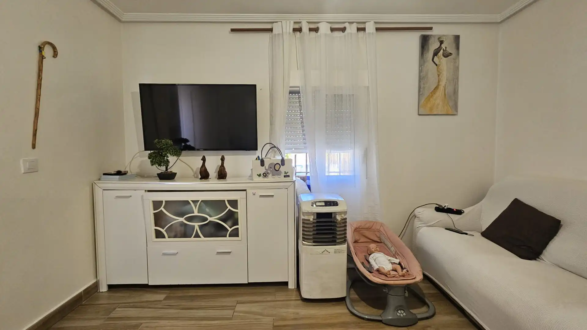 Sala de estar de Casa o chalet en venta en Puertollano con Calefacción, Terraza y Amueblado