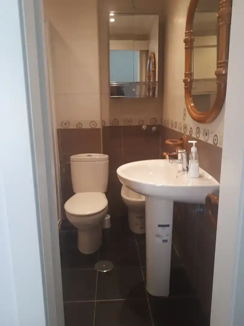 Bathroom of Flat for share in Málaga  with Parquet flooring, Furnished and Balcony