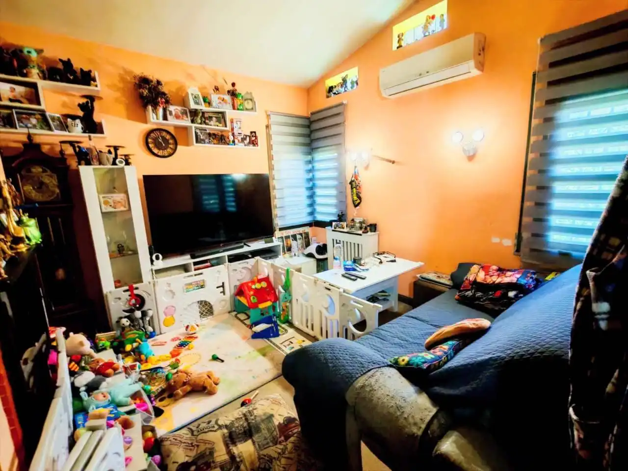 Sala de estar de Casa o chalet en venta en Sant Pere de Vilamajor con Aire acondicionado, Calefacción y Jardín privado
