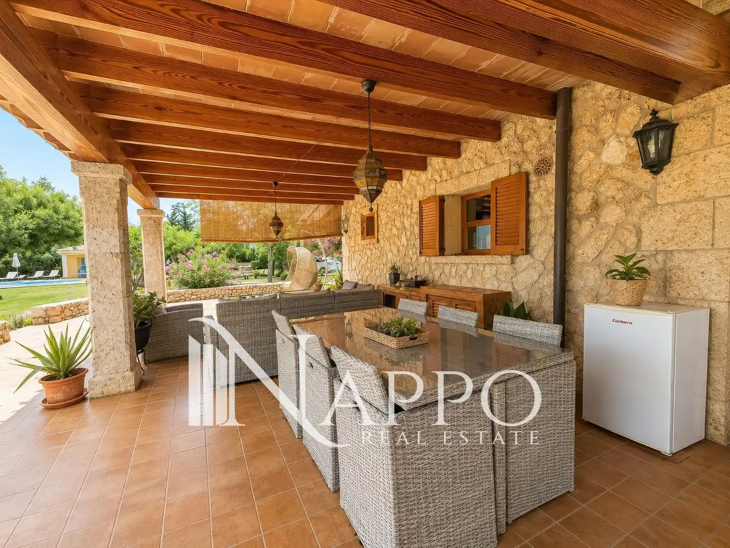 Terraza de Casa o chalet en venta en Pollença con Aire acondicionado, Calefacción y Piscina