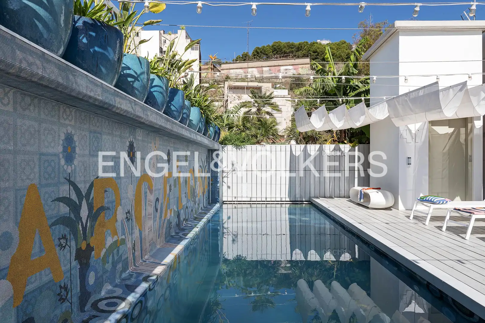 Piscina de Casa o xalet de lloguer en Barcelona amb Aire condicionat, Calefacció i Terrassa