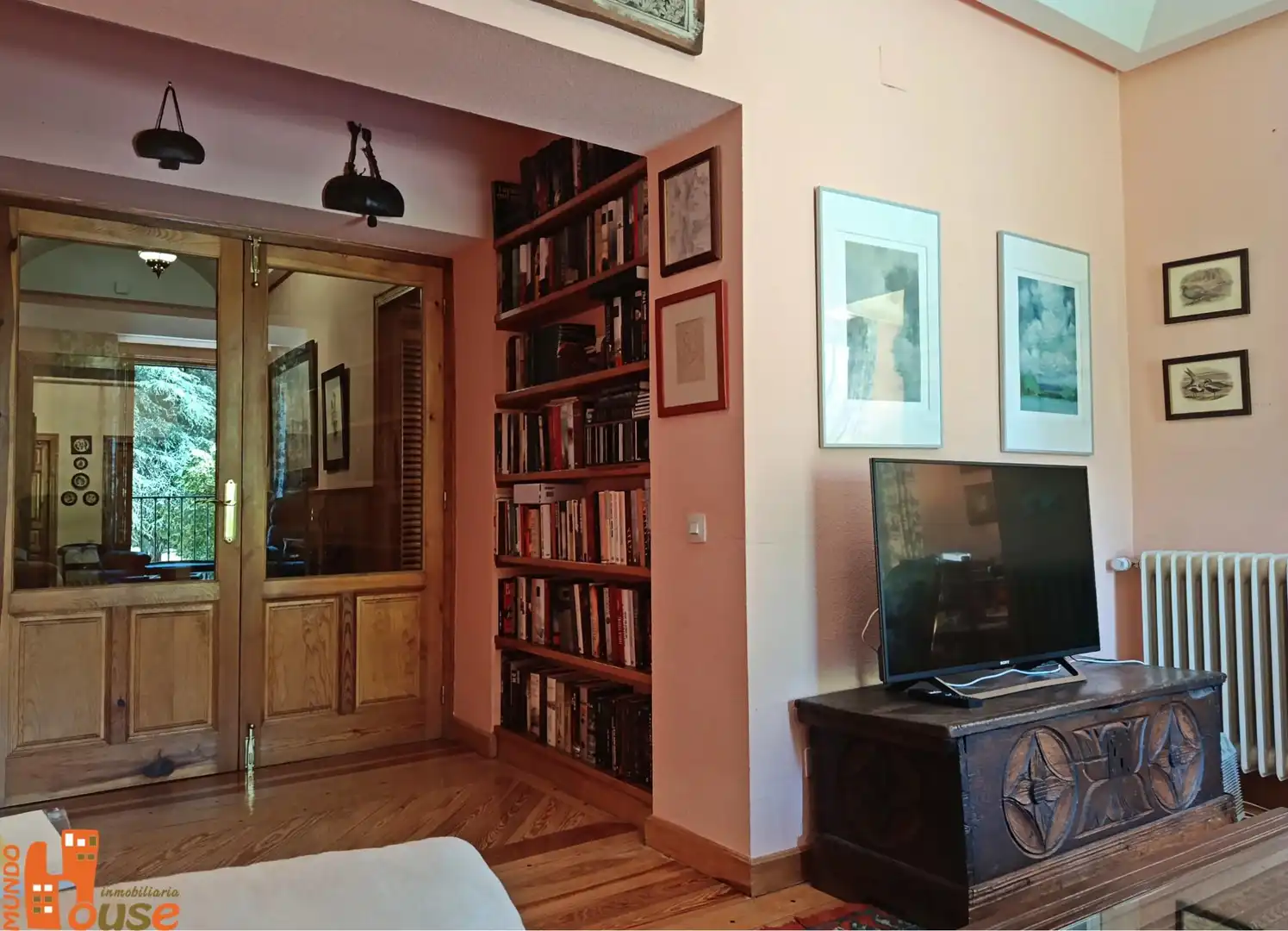 Wohnzimmer von Wohnung zum Verkauf in Real Sitio de San Ildefonso mit Heizung und Balkon