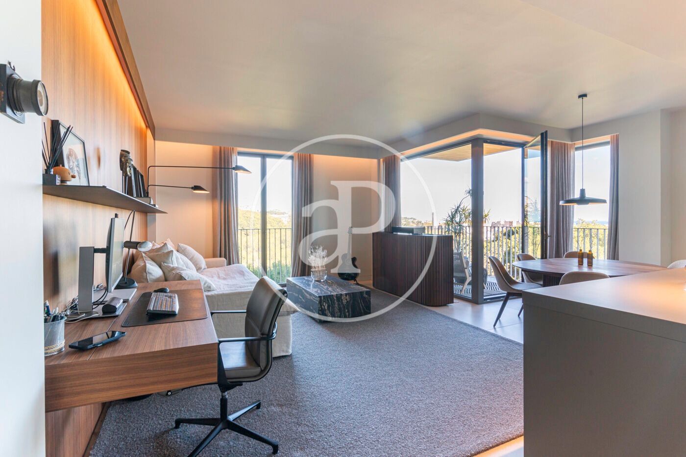 Bedroom of Flat to rent in  Barcelona Capital  with Air Conditioner, Heating and Private garden