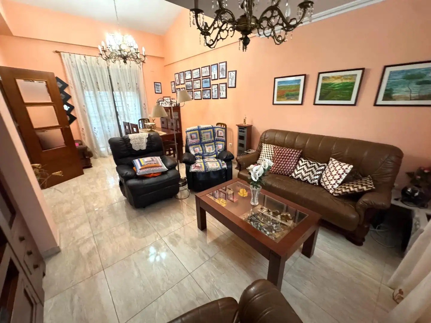 Sala de estar de Casa adosada en venta en Punta Umbría con Aire acondicionado, Terraza y Amueblado