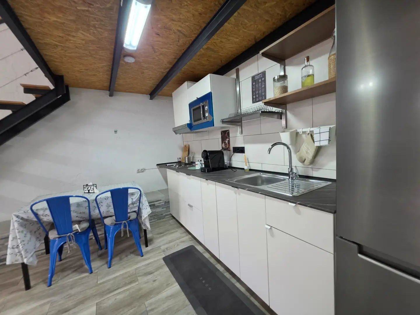 Cocina de Casa adosada en venta en Badalona con Aire acondicionado, Calefacción y Terraza