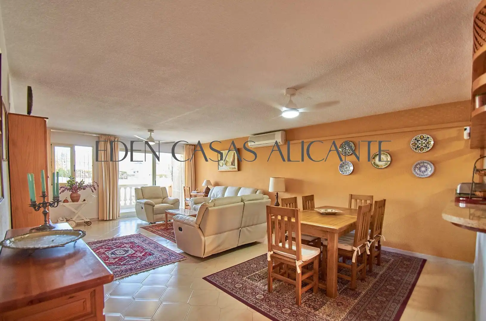 Living room of Flat for sale in El Campello  with Air Conditioner, Heating and Private garden