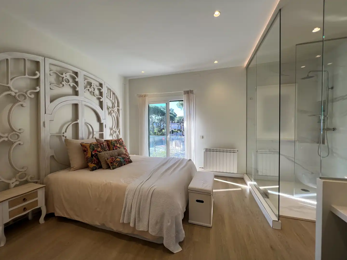 Bedroom of Houses for rent in Castelldefels  with Air Conditioner, Heating and Private garden