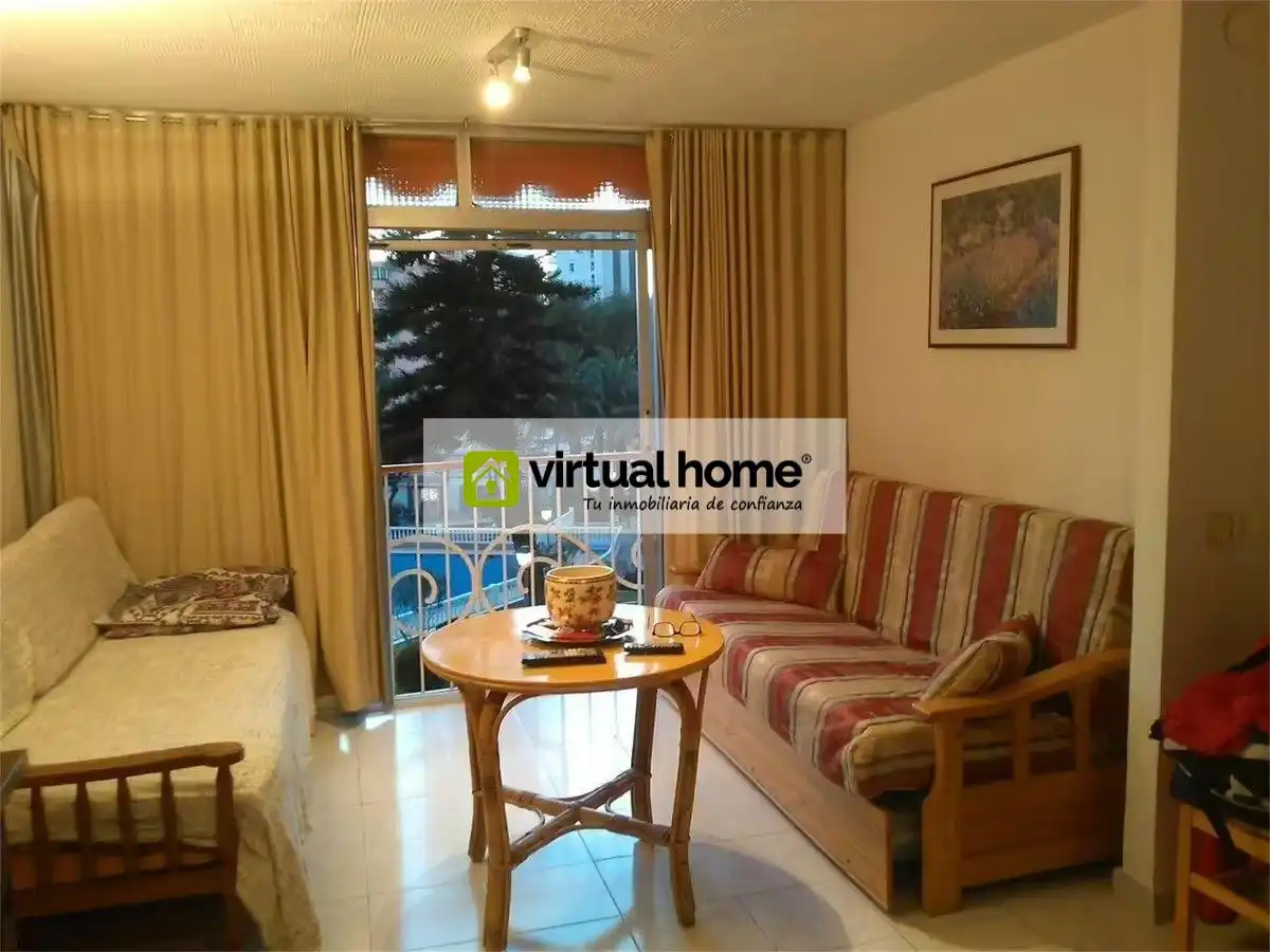 Living room of Study for sale in Benidorm  with Private garden and Community pool