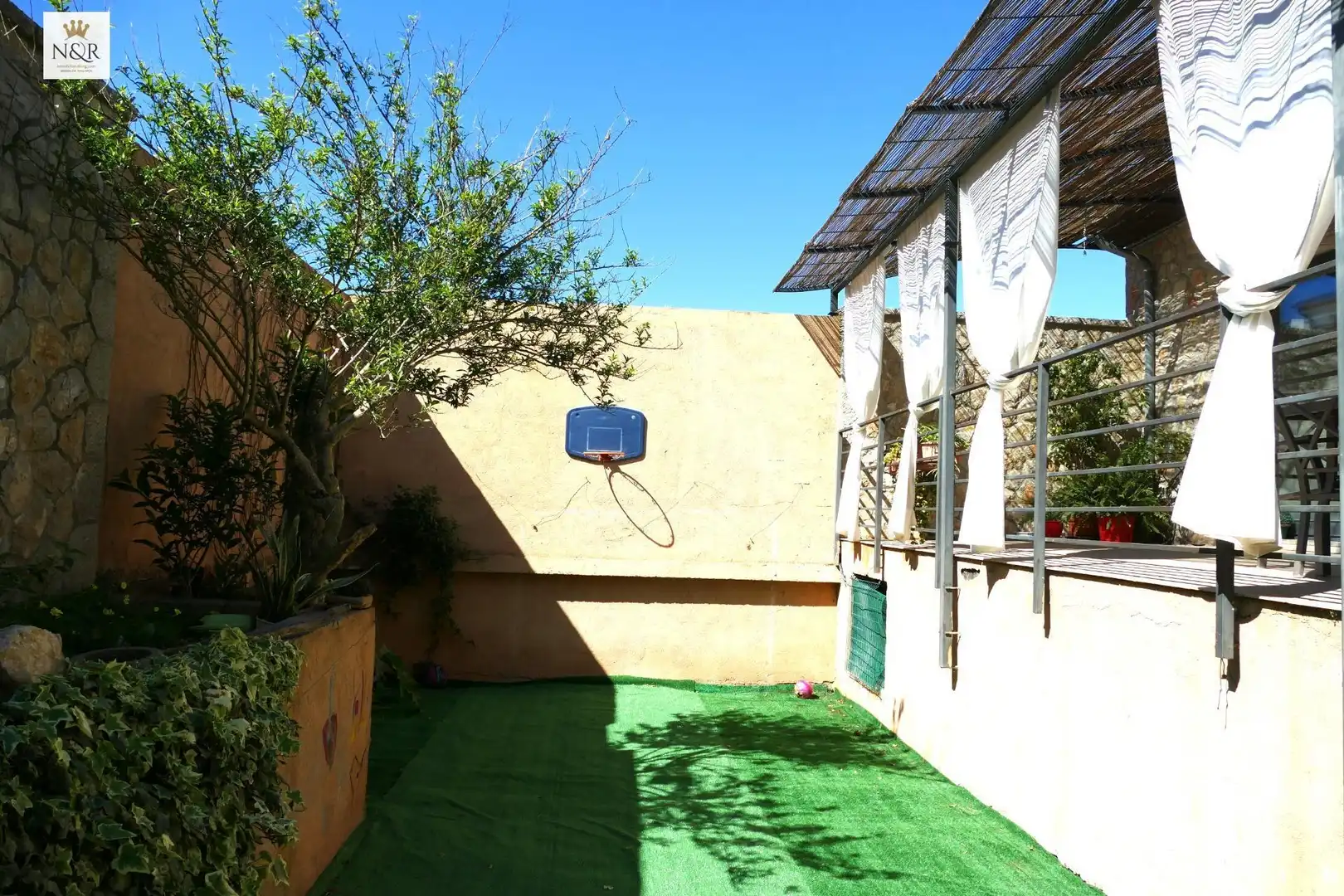 Terrasse von Haus oder Chalet zur Miete in Binissalem mit Klimaanlage, Heizung und Privatgarten