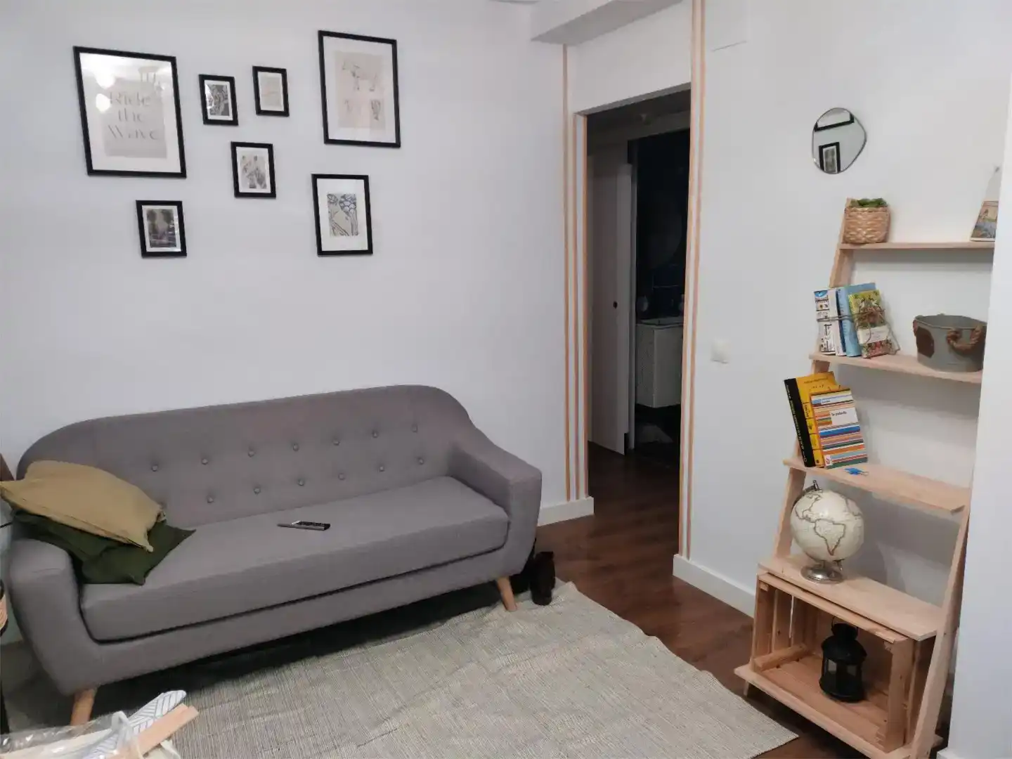 Sala d'estar de Pis en venda en Camas amb Aire condicionat, Parquet i Moblat
