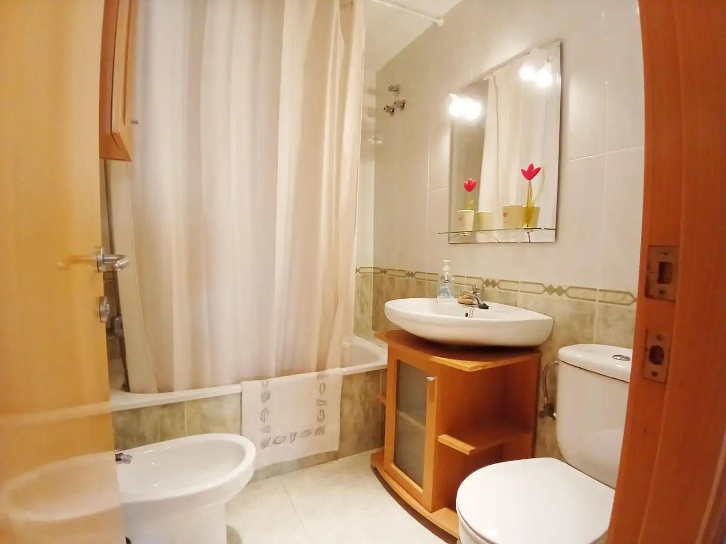 Baño de Apartamento en venta en Oropesa del Mar / Orpesa con Aire acondicionado, Terraza y Amueblado