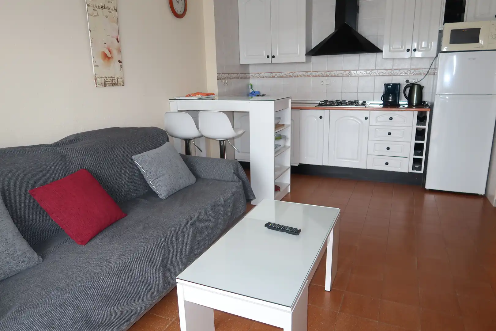 Sala de estar de Apartamento de alquiler en Almuñécar con Terraza, Amueblado y Lavadora