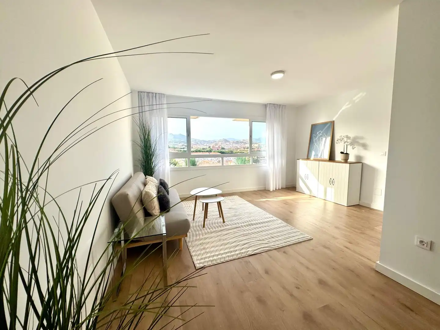 Living room of Flat for sale in Málaga  with Heating and Furnished