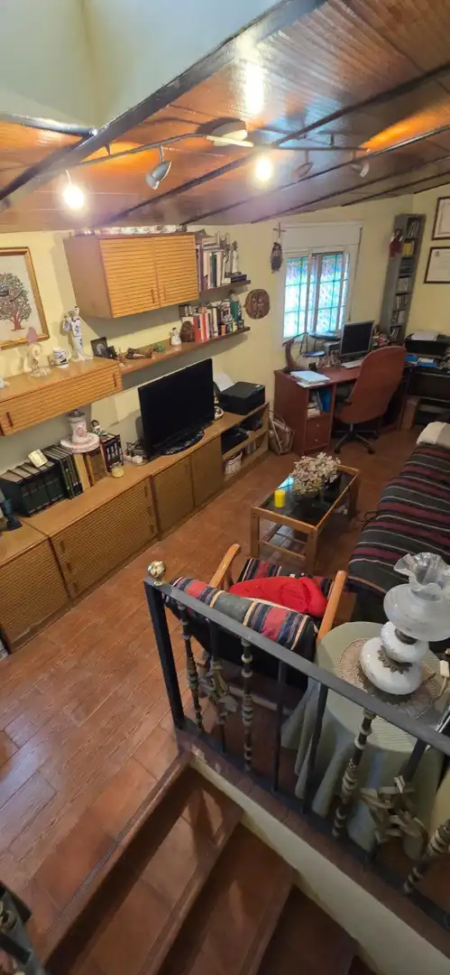 Sala d'estar de Casa adosada en venda en Málaga amb Aire condicionat, Calefacció i Jardí privat