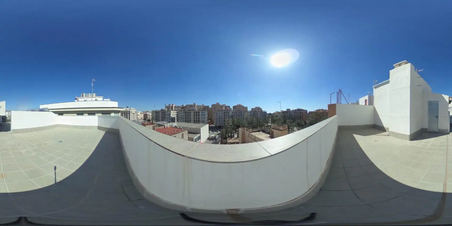 Vista exterior de Àtic de lloguer en Elche / Elx amb Aire condicionat, Parquet i Terrassa