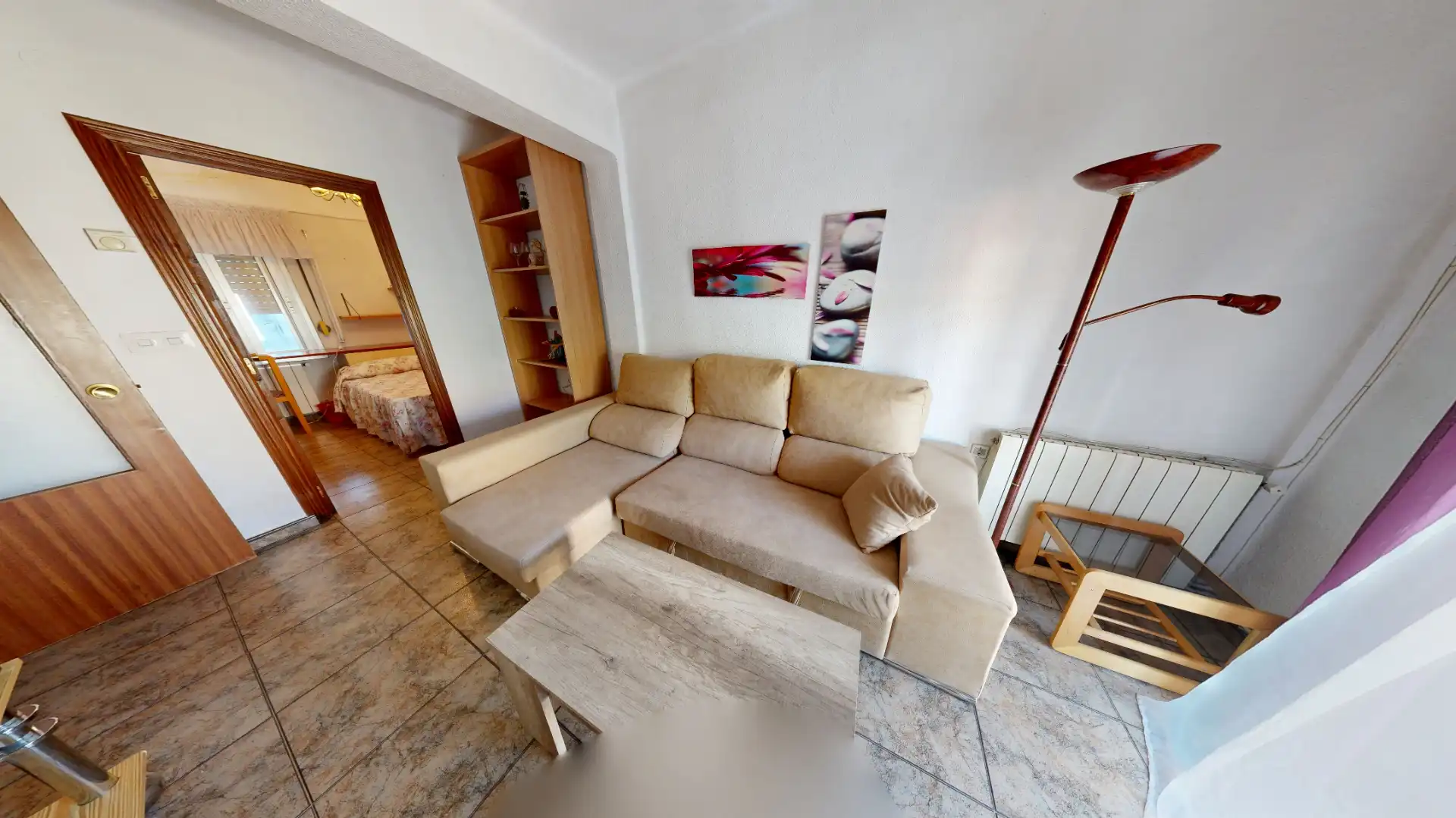 Sala de estar de Piso en venta en Albacete con Calefacción, Trastero y Amueblado