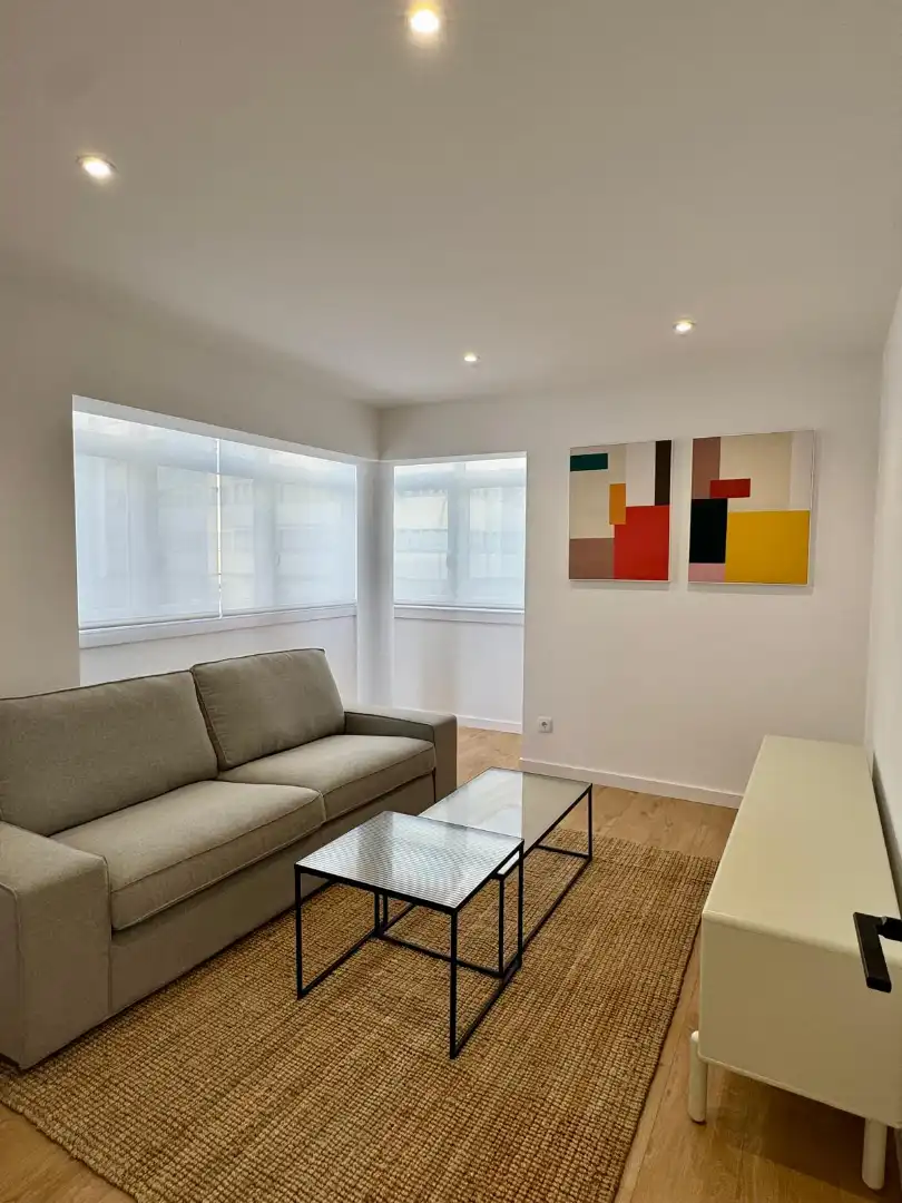 Sala de estar de Piso de alquiler en Santiago de Compostela  con Amueblado