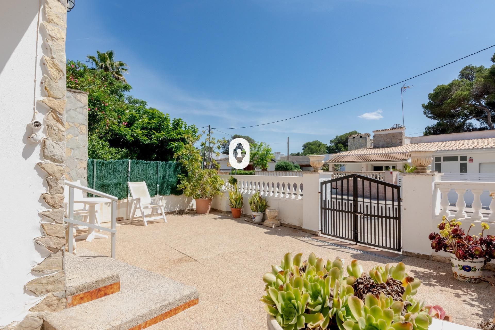 Garden of Single-family semi-detached for sale in Santa Margalida  with Air Conditioner, Private garden and Parquet flooring