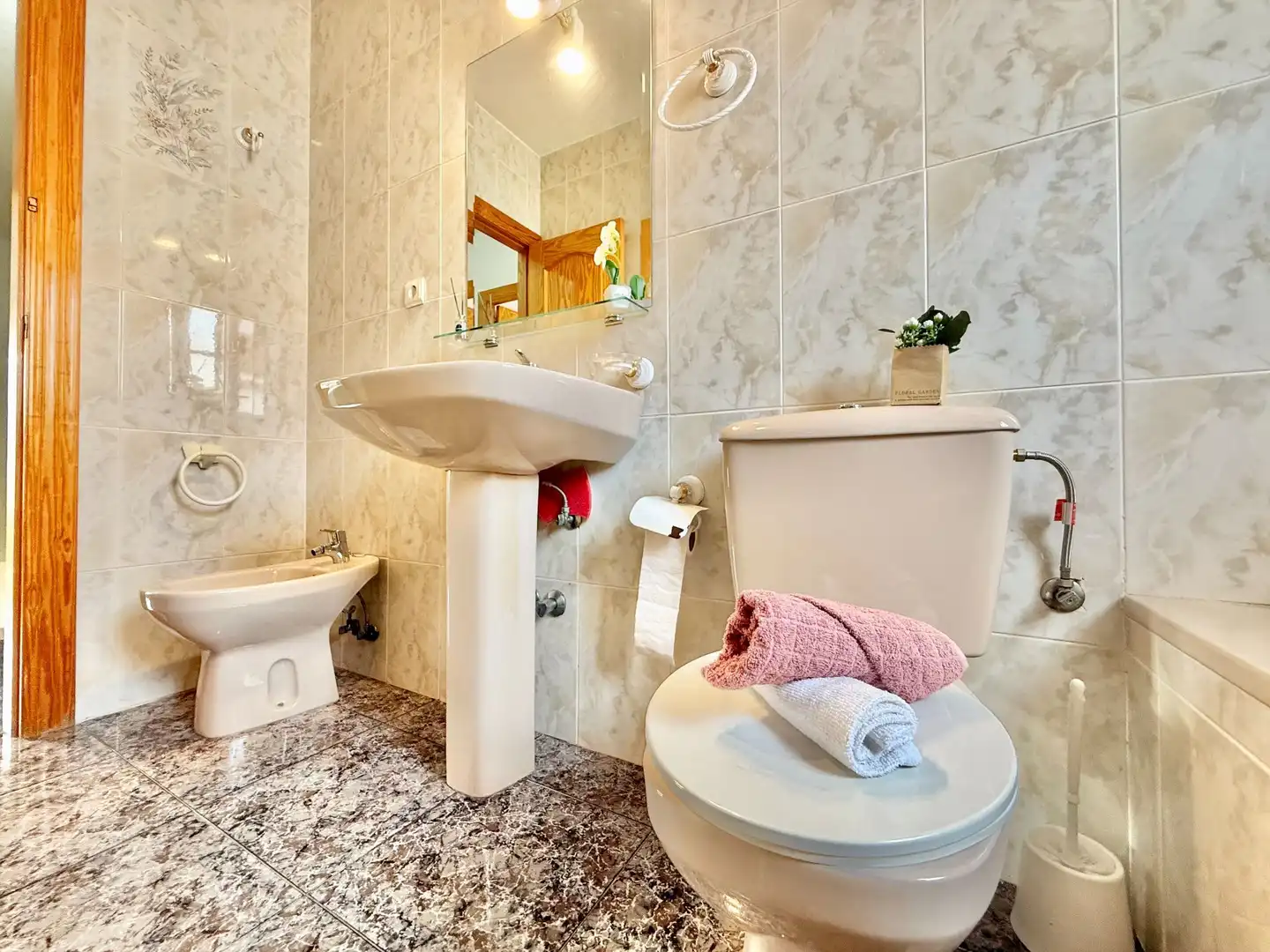 Baño de Dúplex en venta en San Javier con Aire acondicionado, Jardín privado y Trastero