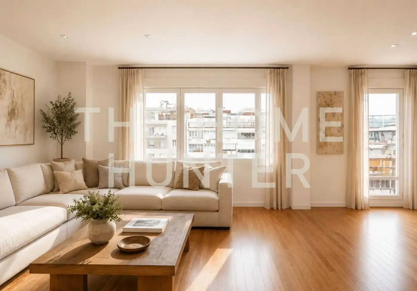 Living room of Flat for sale in Barcelona  with Air Conditioner and Heating