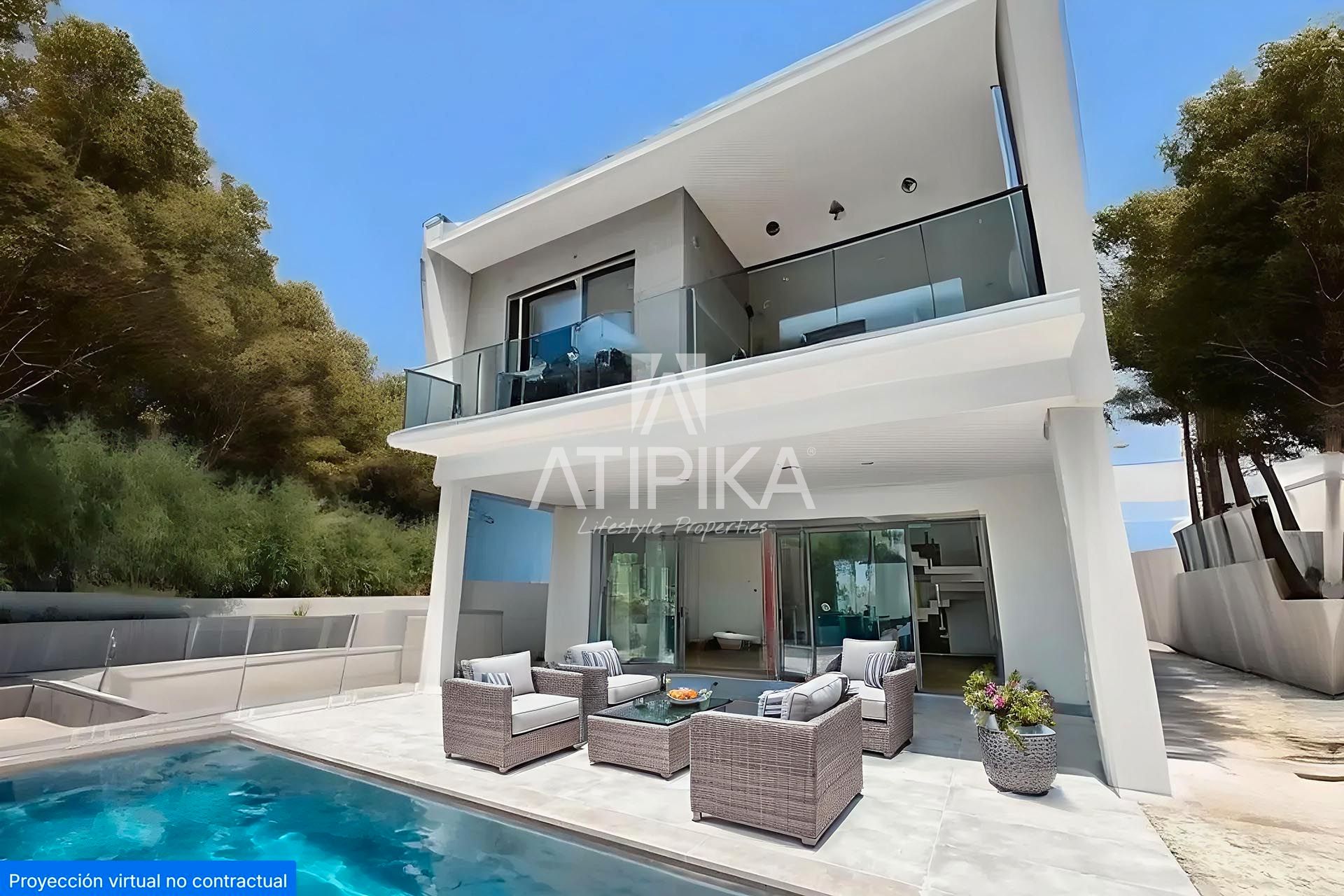 Terrace of House or chalet for sale in Sant Pere de Ribes  with Air Conditioner, Heating and Swimming Pool