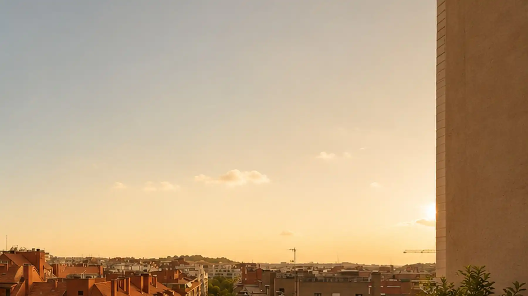 Exterior view of Attic for rent in Madrid  with Air Conditioner, Heating and Parquet flooring