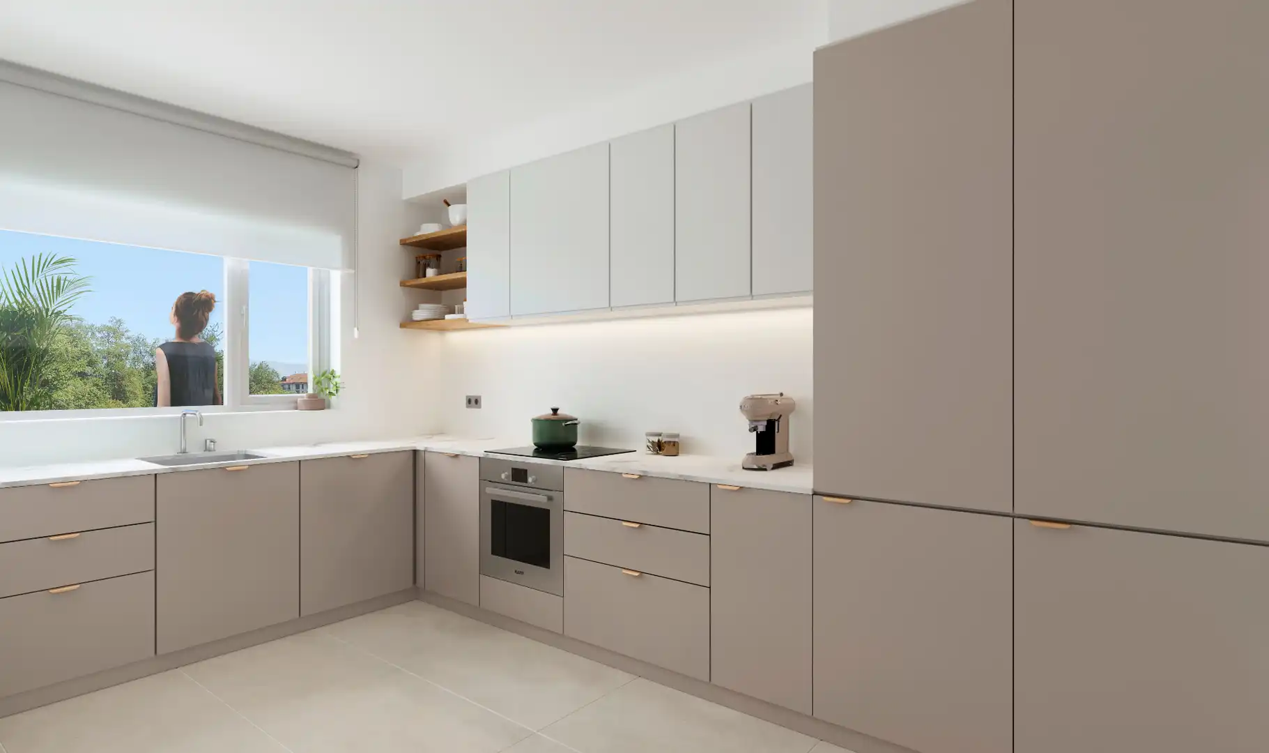 Neubau-Wohnung mit Terrasse zum Verkauf in Rúa Pedregal 65, imagen 4