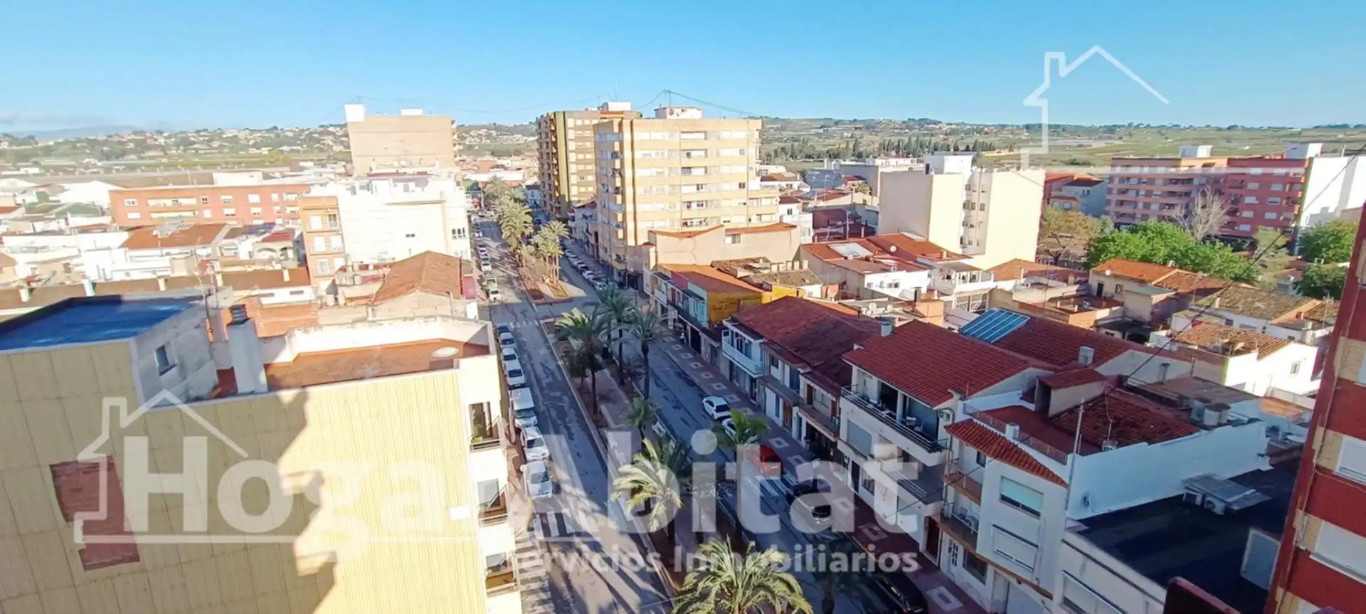 Vista exterior de Piso en venta en Alginet con Terraza
