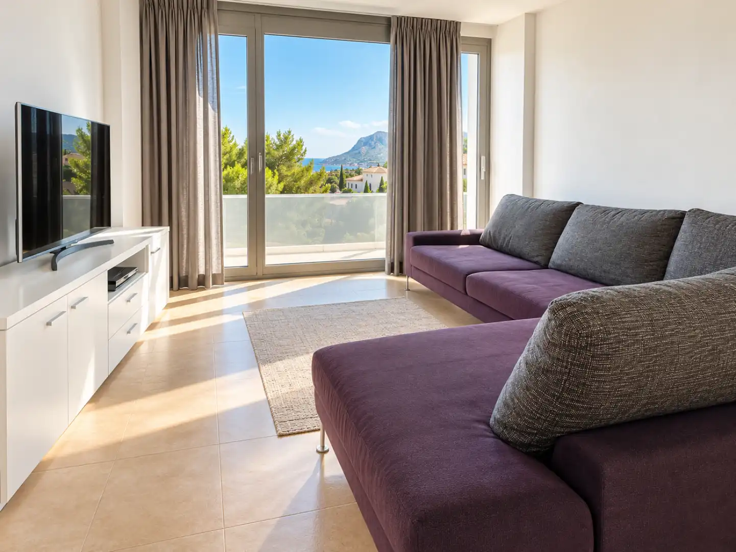 Sala de estar de Piso de alquiler en Pollença Poble