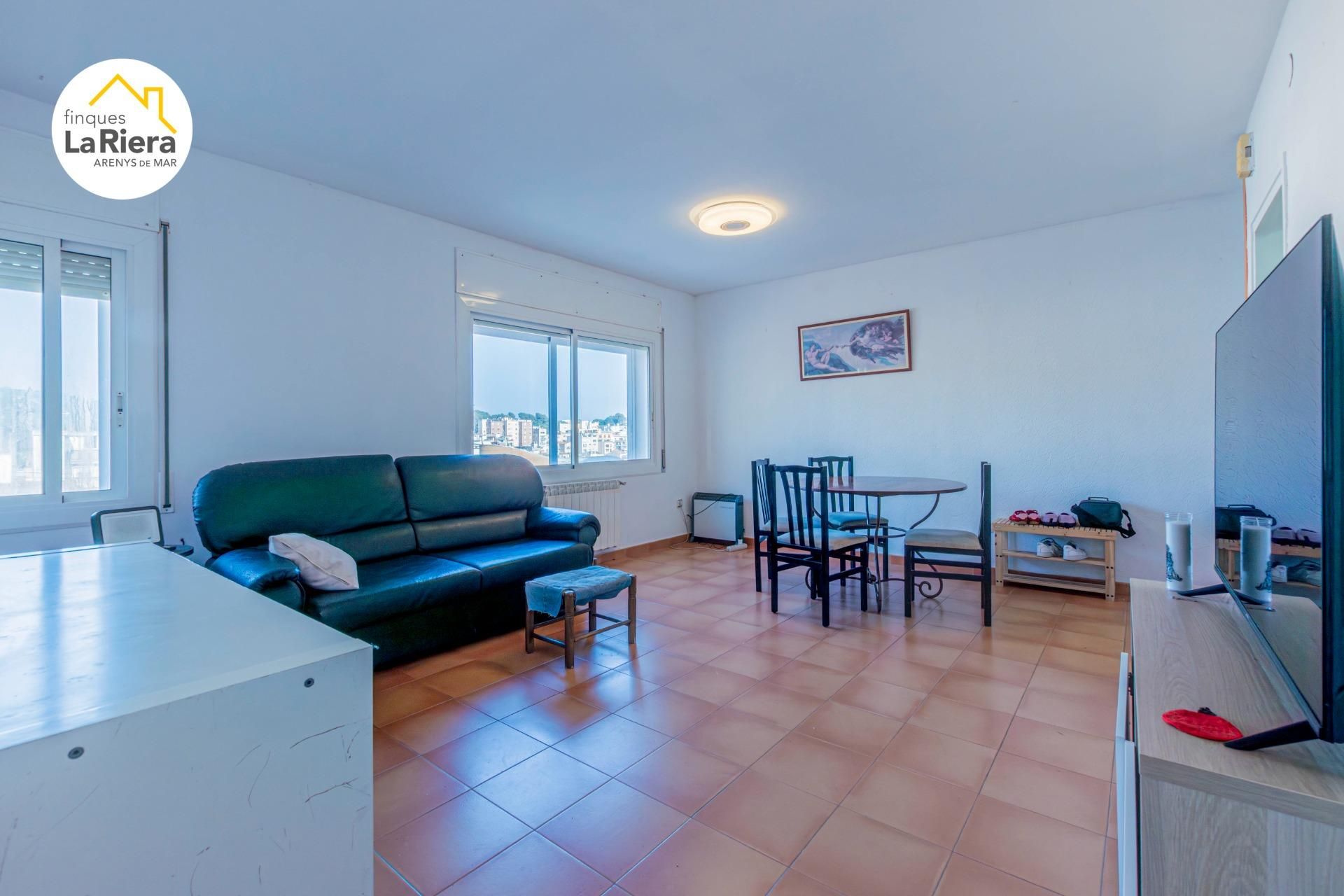 Sala de estar de Piso en venta en Arenys de Mar