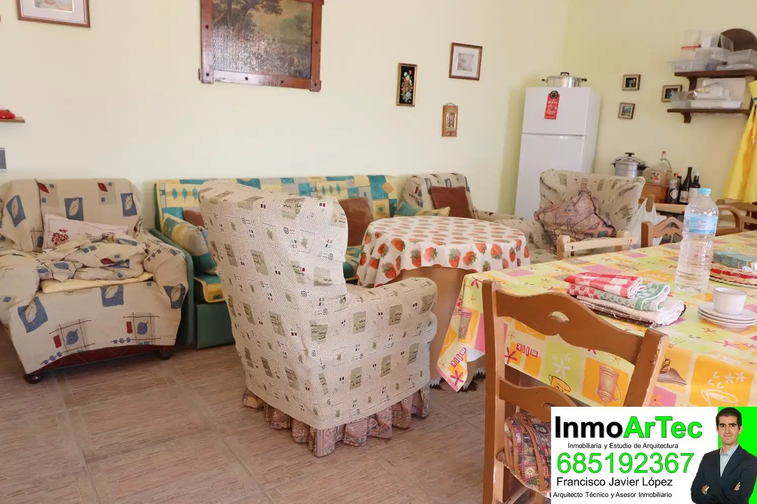 Sala de estar de Finca rústica en venta en Íllora con Jardín privado y Terraza